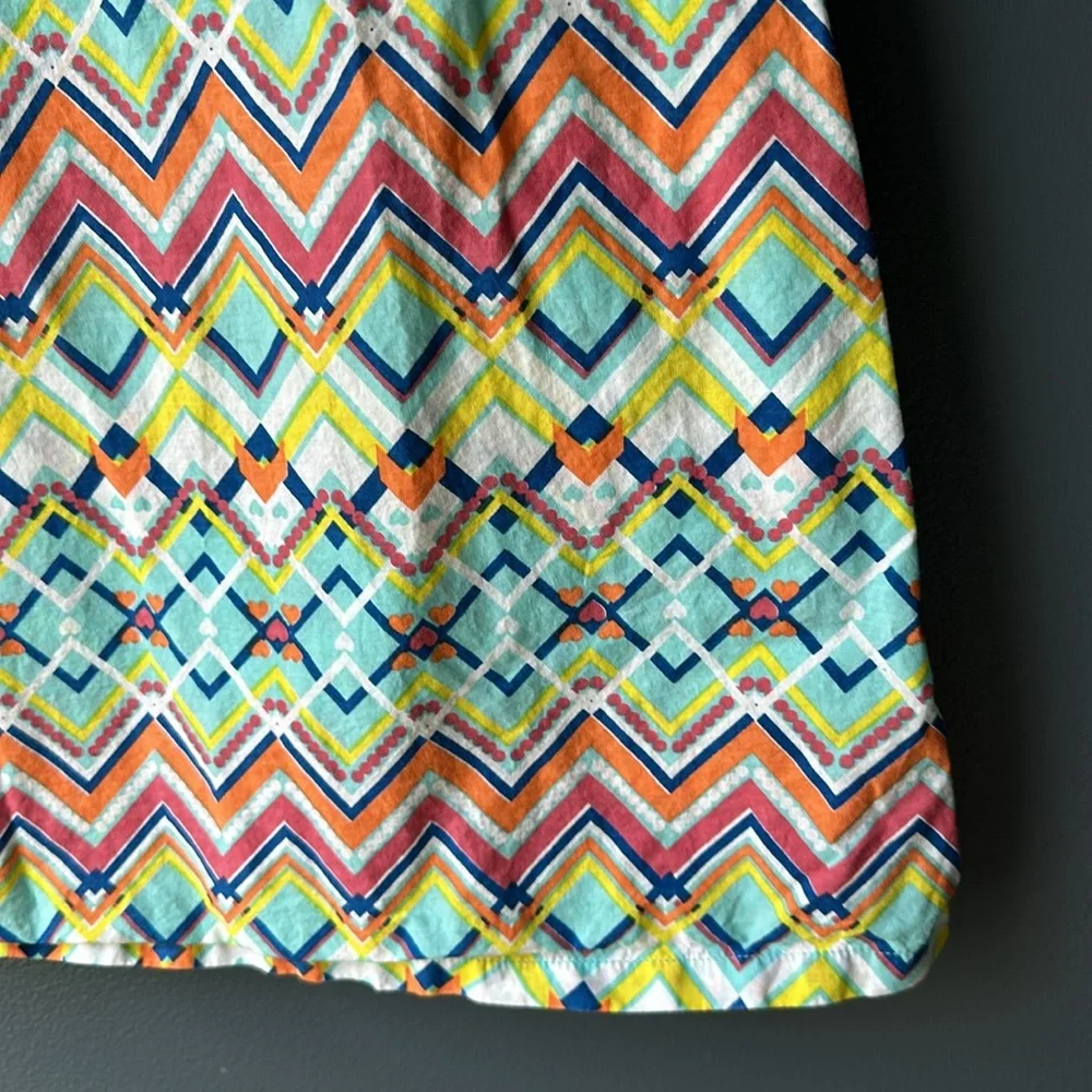 💞 BEEBAY Girls dress size 7 dress pink yellow white pattern spring summer dress
